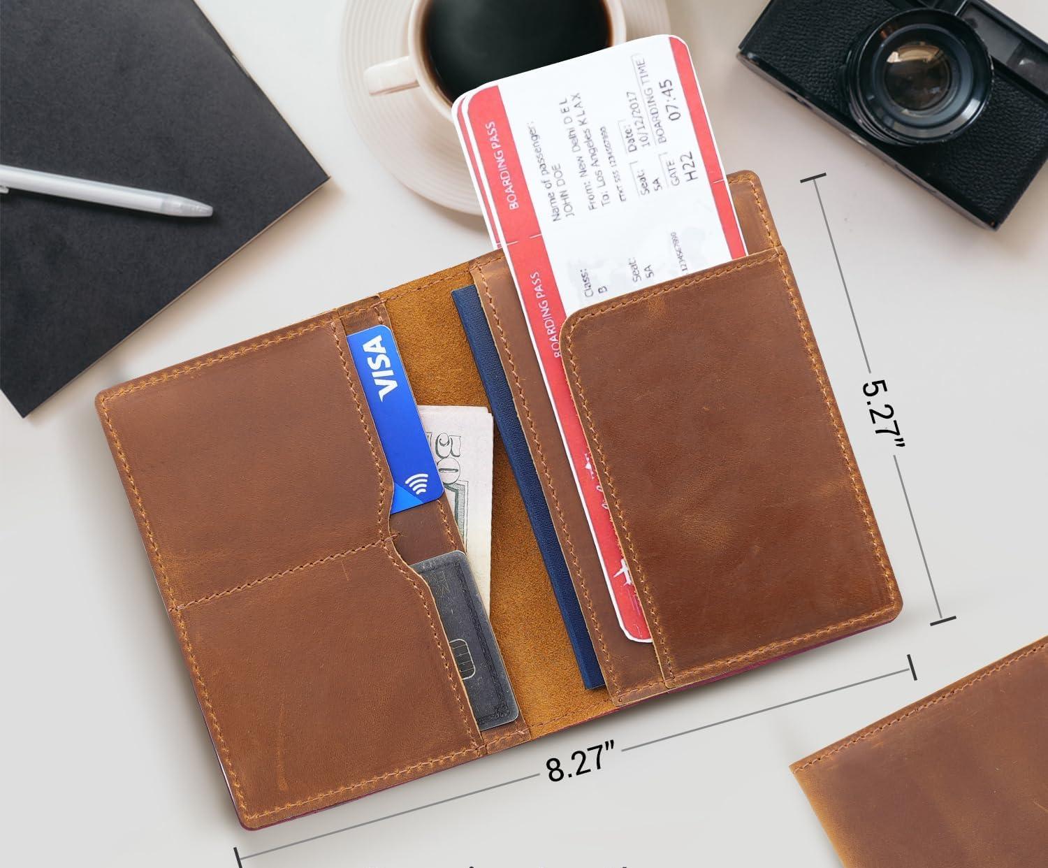 Leather Canadian Passport Wallet